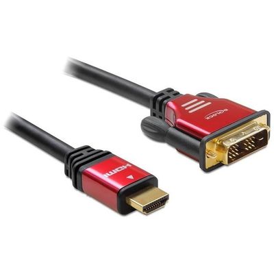mit Ferrit Stecker / Stecker HDMI-High Speed InLine® HDMI Kabel 0,3 schwarz 