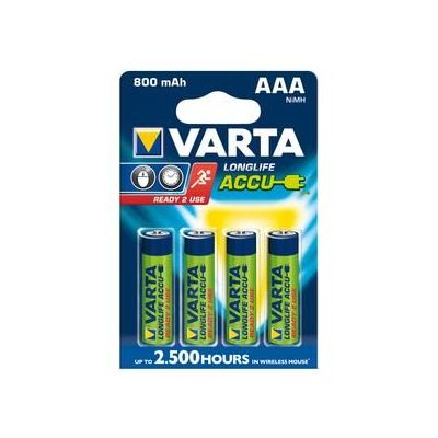 4 x VARTA 56703 Akkus Batterien Micro AAA HR03 NiMh 1,2V 800mAh Ready To Use