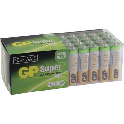 GP Super Alkaline LR06 Größe AA 40er Pack