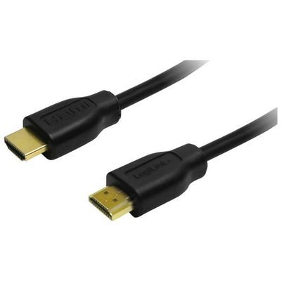 LogiLink CH0035 Kabel HDMI High Speed mit Ethernet 1.00 m schwarz