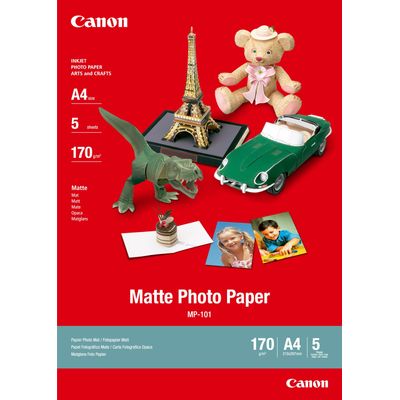 Canon MP-101 Fotopapier A4 170g/m² matt 5 Blatt