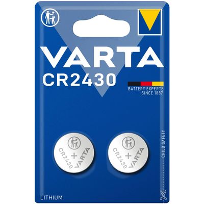 1 Stück VARTA CR2430 CR 2430 Professional Lithium Knopfzelle Batterie Blister V 