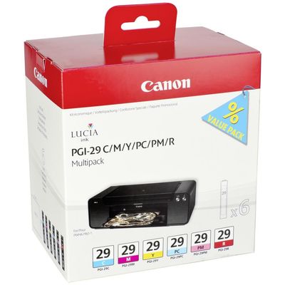 Canon PGI-29 Tinte Multipack CMY/PC/PM/R