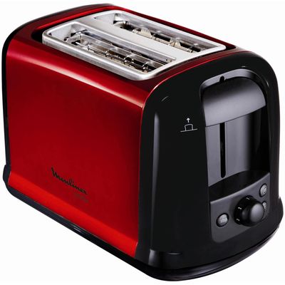 Moulinex LT261D Toaster Subito rot metallic /schwarz