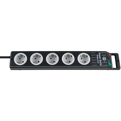 brennenstuhl 1153380115 Super-Solid Line schwarz/lichtgrau
