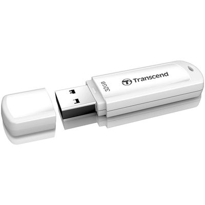 Transcend JetFlash 730 USB3.0 32GB, weiß