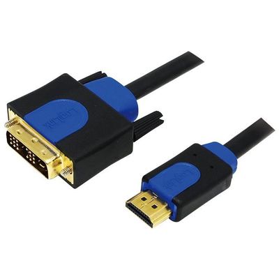 LogiLink CHB3105 Kabel HDMI zu DVI 5.00 m schwarz
