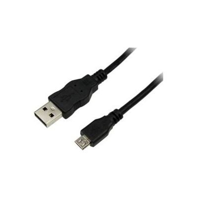 LogiLink CU0057 USB2.0 Stecker A auf microUSB 0.60 m schwarz