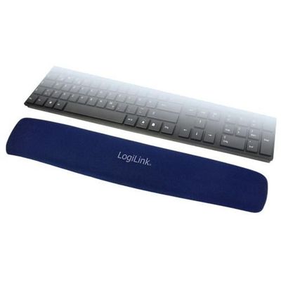 LogiLink Tastatur Gel Handballenauflage blau