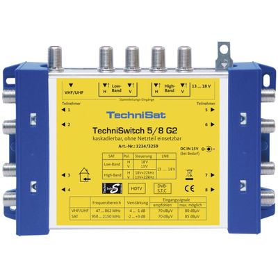 TechniSat TechniSwitch 5/8 G2 DC-NT Grundeinheit