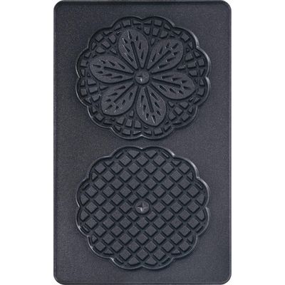 Tefal Plattenset Nr. 7 Feingebäck XA8007 schwarz / edelstahl