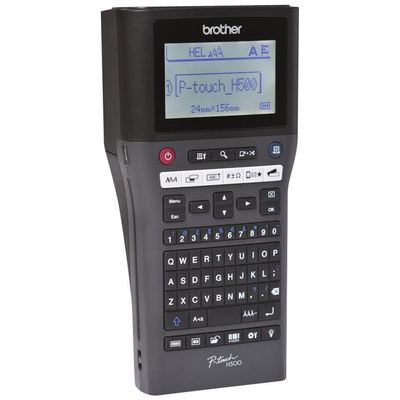 Brother P-Touch D600VP Beschriftungsgerät USB LCD-Display Labelprinter schwarz 