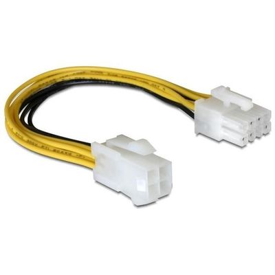 DeLOCK Adapter-Kabel Power 8pin EPS / 4pin ATX/P4