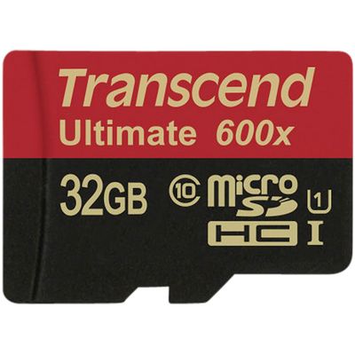 Transcend microSDHC Class 10 UHS-I 600x 32GB inkl. Adapter