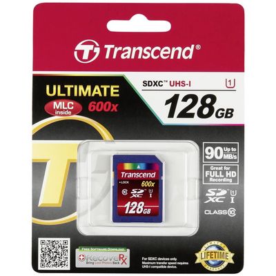 Transcend Ultimate SDXC UHS-I 600x 128GB