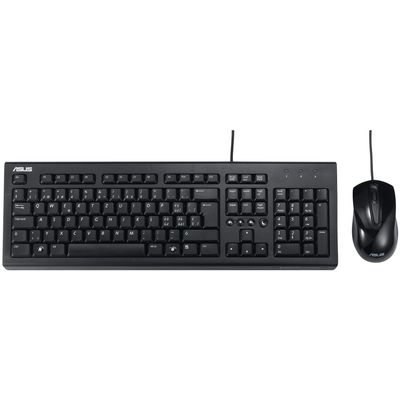 ASUS U2000 Keyboard + Mausm kabelgebunden, schwarz