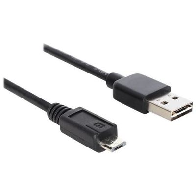 DeLOCK 83366 Easy USB2.0 Kabel 1.00 m schwarz