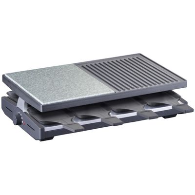 Steba RC 58 Raclette edelstahl / schwarz