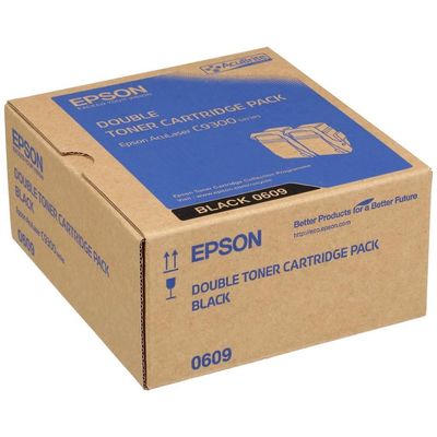 Epson C13S050609 Toner Schwarz Doppel Pack 6.5kx2 für AL-C9300N