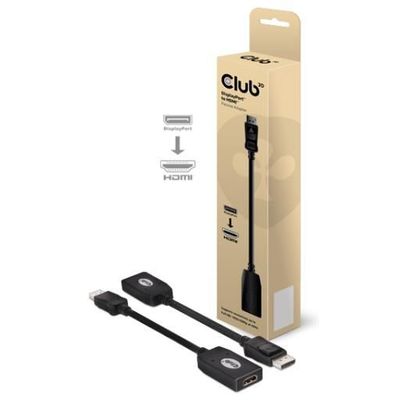 Club3D CAC-1001 DisplayPort auf HDMI Passiver Adapter 0.24 m schwarz