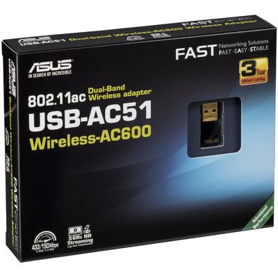 ASUS USB-AC51 USB AC600 Dongle