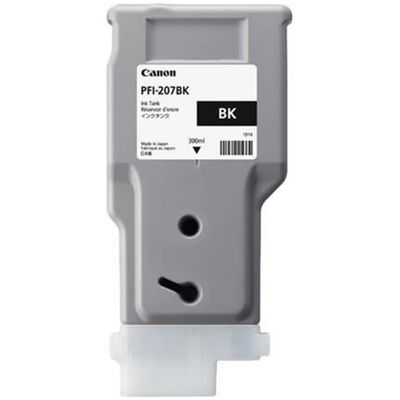 Canon PFI-207 BK Tinte Schwarz Standardkapazität 300ml