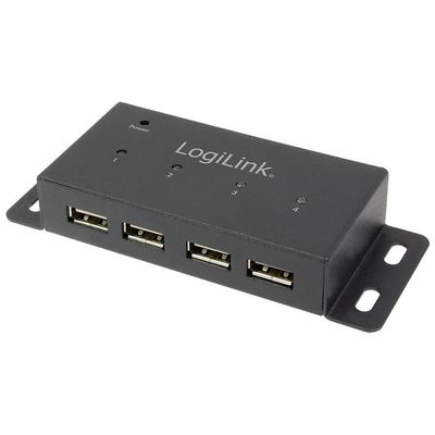 LogiLink UA0141A USB2.0 Hub schwarz,
