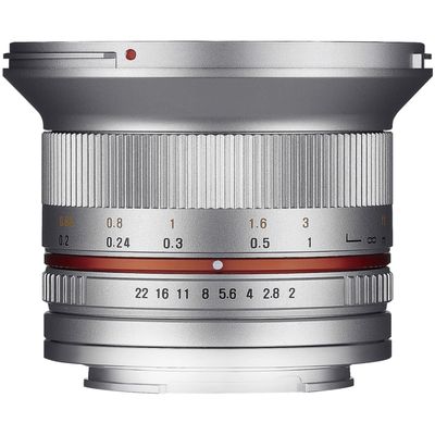 Samyang MF 12mm F2,0 APS-C Fuji X silber