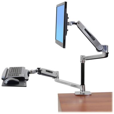 ergotron sit stand monitor arm