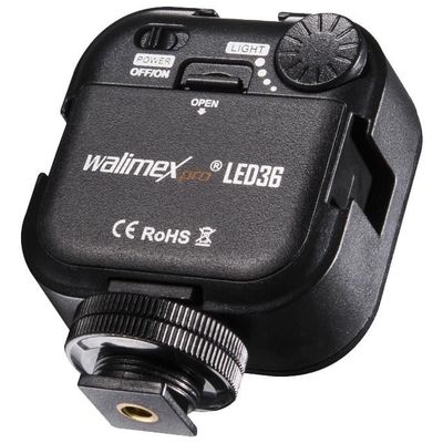 Camcorder und DSLR walimex pro LED-Videoleuchte 36 LED dimmbar für GoPro Hero 