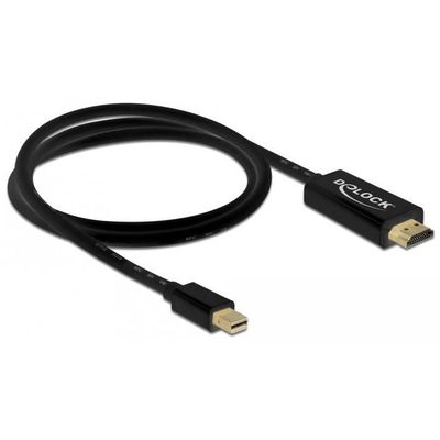 DeLOCK 83698 miniDisplayPort auf HDMI 1.00 m schwarz