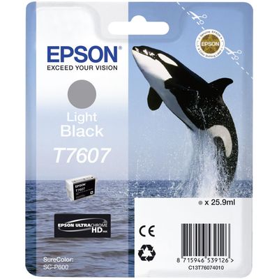 Epson T7607 - Schwarz - Original Schwertwaltinte