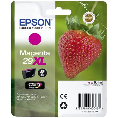 Epson T2993XL "Erdbeere" Claria Home Ink Single Pack Magenta 6.4ml