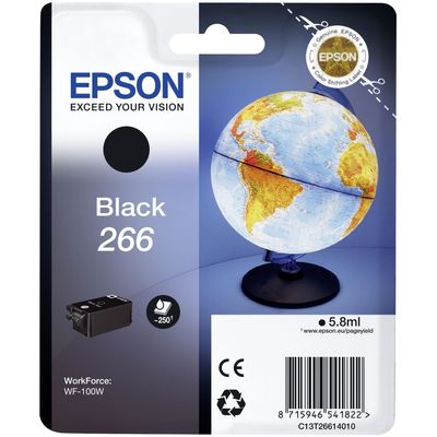 Epson T2661 "Globus" Ink Single Pack Schwarz 5.8ml