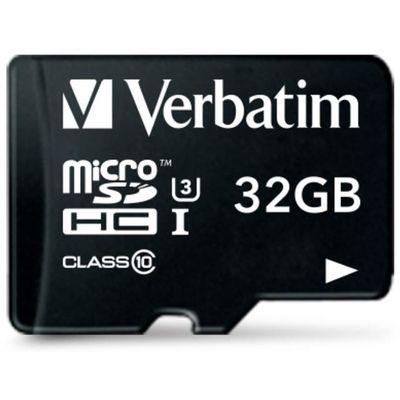 Verbatim MicroSDHC Pro Class 10 UHS-I 32GB inkl. Adapter