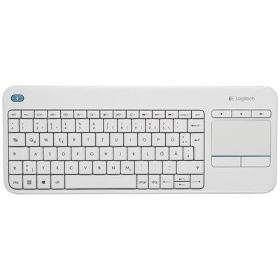 Logitech K400 Plus Wireless Touch Keyboard weiß