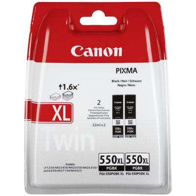 Canon PGI-550 XL PGBK Tinte Twin Pack Schwarz