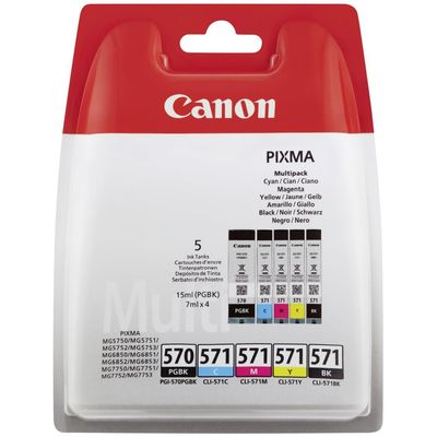 Canon PGI-570/CLI-571 Multipack PGBK/C/M/Y/BK