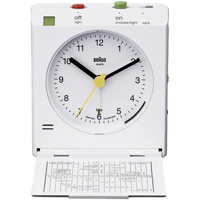 supreme braun travel alarm clock