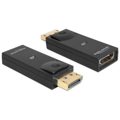 DeLOCK 65258 Adapter DisplayPort auf HDMI schwarz
