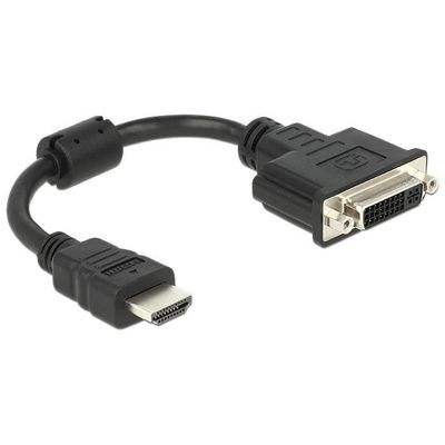 DeLOCK 65327 Adapterkabel HDMI auf DVI 0.20 m schwarz