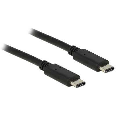 DeLOCK 83672 Kabel USB-C auf USB-C 0.50 m schwarz