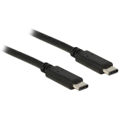 DeLOCK 83673 Kabel USB-C auf USB-C 1.00 m schwarz