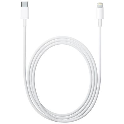 Apple USB-C auf Lightning Kabel Bulk 2.00 m weiß