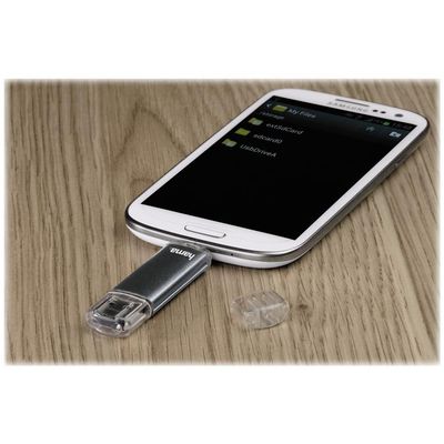 Hama FlashPen Laeta Twin USB3.0 128GB schwarz