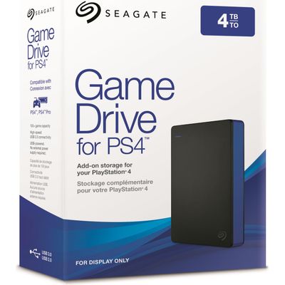 Seagate STGD4000400 4TB Game Drive for PlayStation 4 Portable external USB Hard 