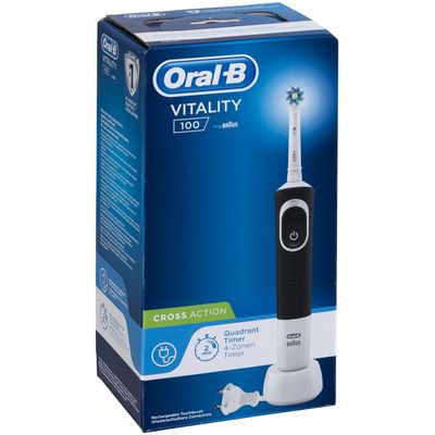 Oral-B Vitality 100 Elektrische Zahnbürste Schwarz 