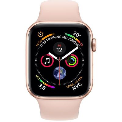 Apple Watch Series 4 (GPS+LTE) 44mm Aluminiumgehäuse Gold mit Sportarmband  Sandrosa Buy