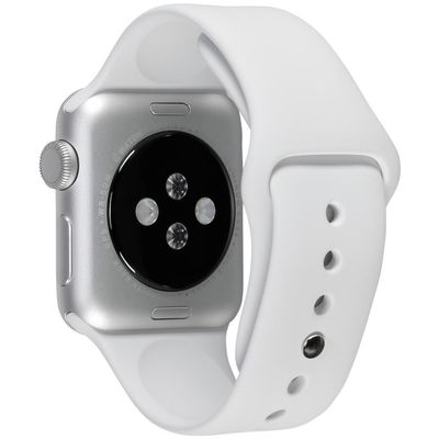 Apple Watch Series 3 38mm Aluminium silber Sportarmband Weiß Buy