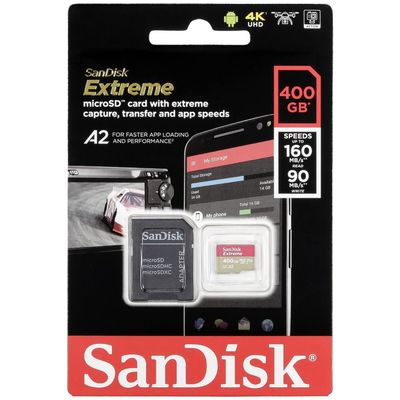 400GB-B Micro SD Card 400 GB High Speed Class 10 Micro SD SDXC Card mit Adapter
